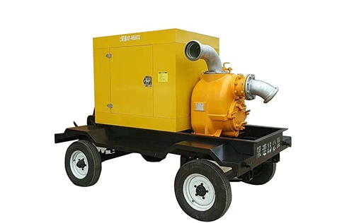 拖車式大流量應急移動排水泵站350m&sup3;/h