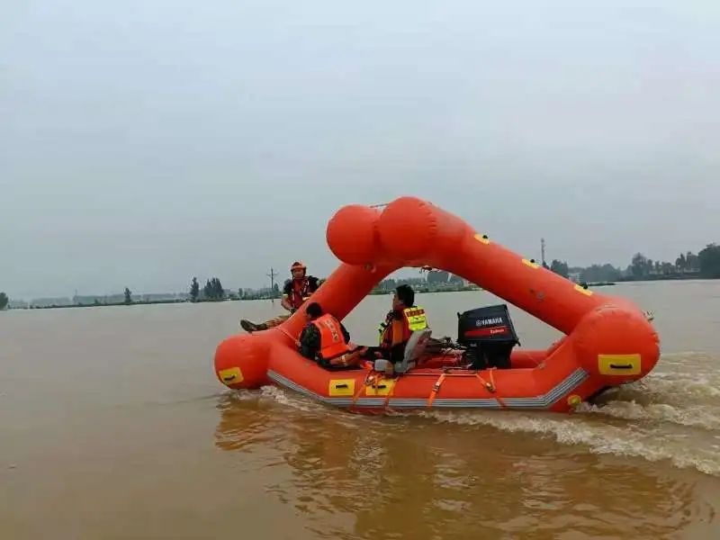 城市副中心科技企業北京凌天智能攜高精尖水域救援裝備參與河南救災