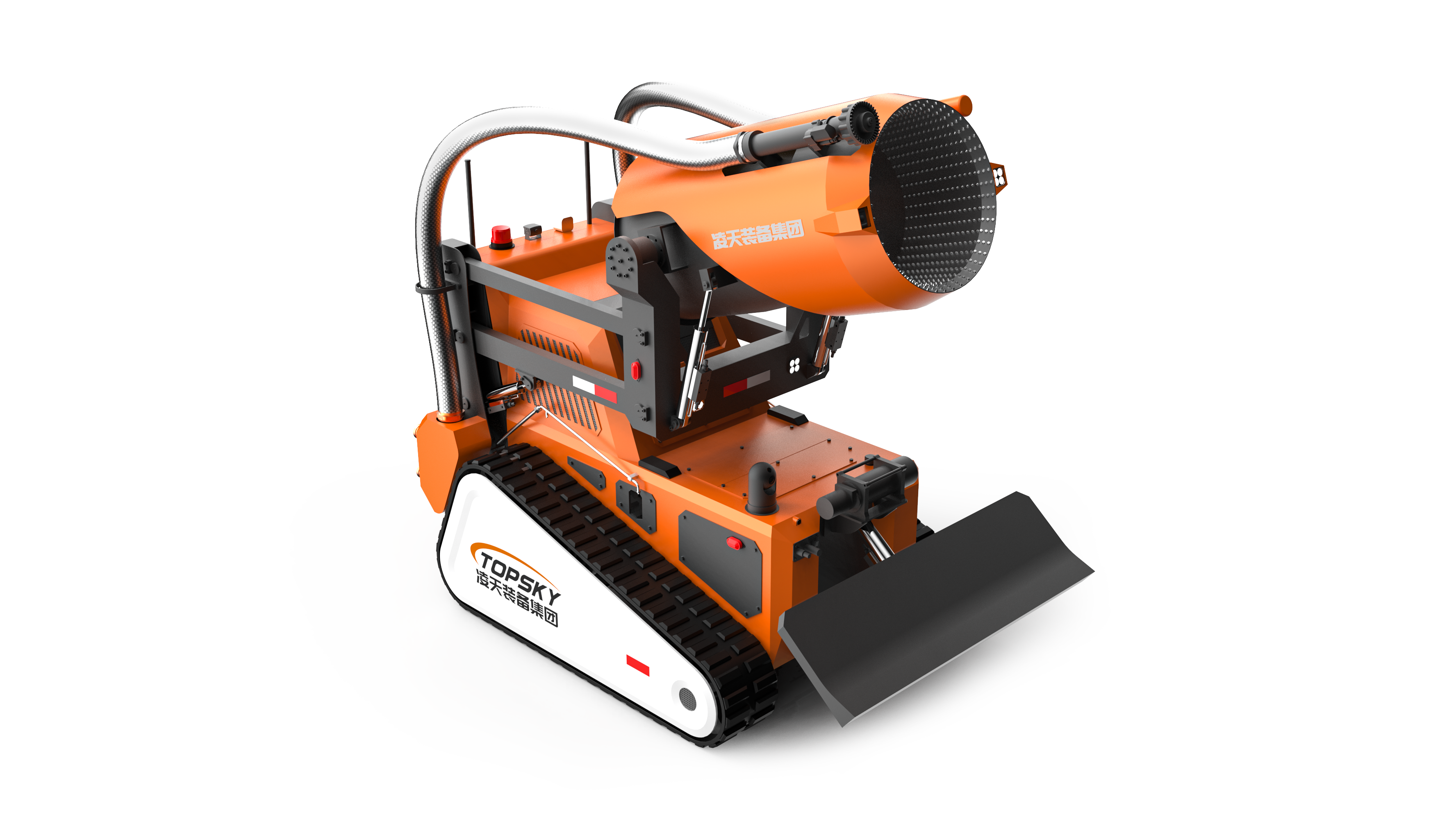 消防排煙滅火機器人 （油動液壓、80國產消防水炮）